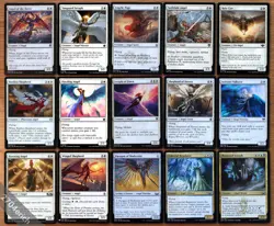 Set of 15 Pauper Legal Angel Cards *NM* English Magic the Gathering MTG EDH - Image 1