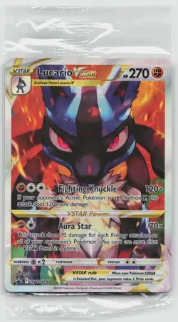 Lucario VSTAR - Promo Holo SWSH: Sword & Shield Sealed Cards SWSH291 NM - Image 1