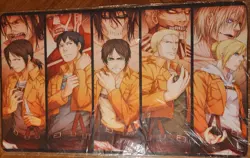 Attack on Titan Playmat card game Play Mat desk Mouse Pad TCG CCG MTG 24 x 14 in - Image 1