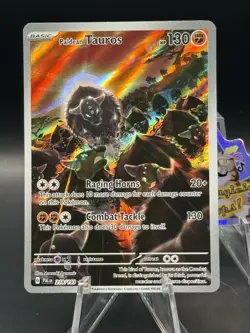 Pokemon TCG Paldean Tauros Scarlet & Violet Paldea Evolved Holo Card 218/193 - Image 1
