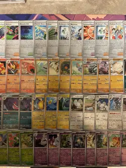Pokemon Lot 66x Reverse Holo Cards Near Complete Paldean Fates Master Set - Image 4