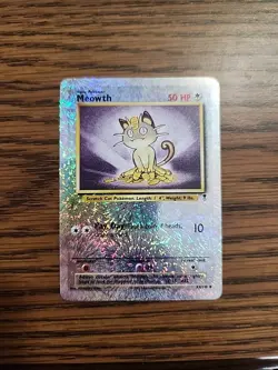 Meowth 53/110 Reverse Holo Legendary Collection Pokemon Card - Image 1