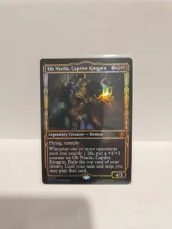 Ob Nixilis, Captive Kingpin (Showcase) March of the Machine: The Aftermath Foil - Image 1
