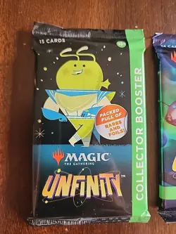 MTG Unfintiy: 1 Collector Booster Pack + 2 Draft Booster Packs - SEALED NEW 195166170732 - Image 2