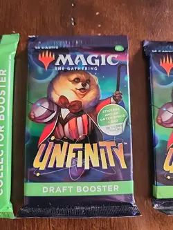 MTG Unfintiy: 1 Collector Booster Pack + 2 Draft Booster Packs - SEALED NEW 195166170732 - Image 3