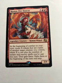 Rionya, Fire Dancer (Anime) - Foundations Jumpstart MTG Plus Bonus Rare!!! - Image 1