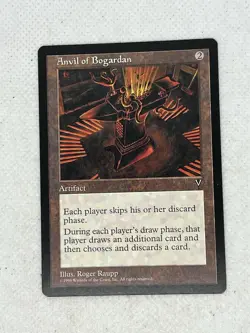 1x MTG Anvil Of Bogardan Visions Rare LP - Check Pics For Condition - Image 1