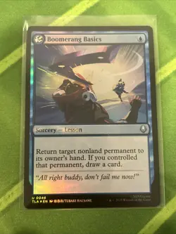 Boomerang Basics (FOIL) x1 - MTG Avatar: The Last Airbender TLA #46 NM - Image 1