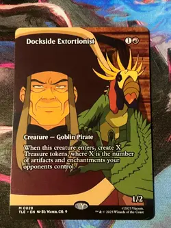 Dockside Extortionist MINT Borderless 28 MTG TLE Avatar Eternal Mythic Unplayed - Image 1