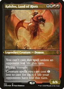 Rakdos, Lord of Riots - Foil Etched Commander Legends NM MTG - Image 1
