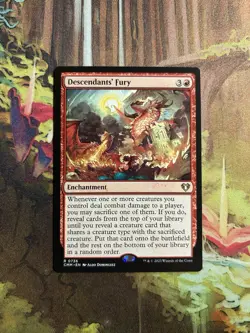 Mint/Near-Mint, English - 1 x MTG Descendants' Fury Commander Masters - Image 1
