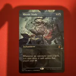 Rhystic Study (Anime Borderless) Wilds of Eldraine: Enchanting Tales Regular - Image 1