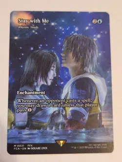 MTG Magic Stay with Me - Rhystic Study (Showcase) Final Fantasy (Non-foil) - Image 1