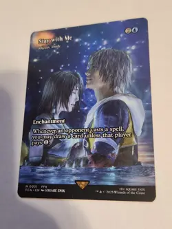 MTG Magic Stay with Me - Rhystic Study (Showcase) Final Fantasy (Non-foil) - Image 2