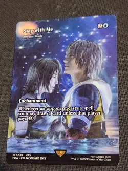 MTG Magic Stay with Me - Rhystic Study (Showcase) Final Fantasy (Non-foil) - Image 4