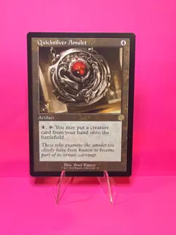 MTG - Quicksilver Amulet 45 Retro Frame The Brothers’ War NM - Image 1