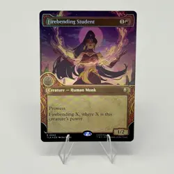 Firebending Student 0342 Avatar: The Last Airbender Showcase Foil Rare NM - Image 1