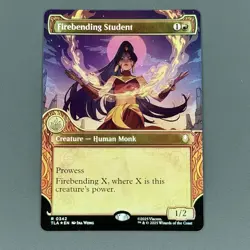 Firebending Student 0342 Avatar: The Last Airbender Showcase Foil Rare NM - Image 2