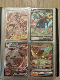Pokemon TCG Binder with Modern Cards Hits Holos Rares Full Arts EX V VMAX GX - Image 1