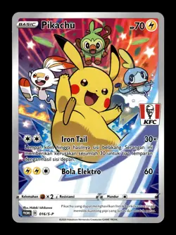 Pokemon Pikachu 013/S-P KFC Kentucky Fried Chicken Promo Card - Image 1