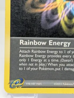💥 Rainbow Energy Ruby and Sapphire Reverse Holo # 95/109 Pokemon Rare - Image 4