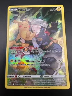 Pokemon TCG Pikachu Lost Origin Trainer Gallery TG05/TG30 Holo Ultra Rare - Image 1