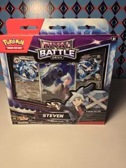 2025 POKEMON TCG RIVAL BATTLE DECK STEVEN BELDUM - NEW SEALED - Image 1