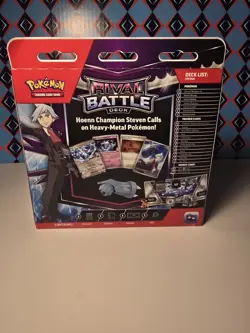 2025 POKEMON TCG RIVAL BATTLE DECK STEVEN BELDUM - NEW SEALED - Image 2