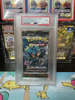 PSA 9 Burning Shadows Marshadow 2017 Gem Mint Graded Pack RARE Sun & Moon - Image 1