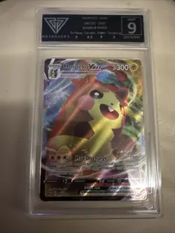 Pokemon TCG Get Graded Morpeko VMAX 9 Mint Cheap Graded Slab - Image 1