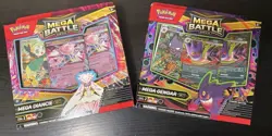 Pokemon Set of 2 (1 of each) Mega Gengar And Mega Diancie ex Mega Battle Deck - Image 1