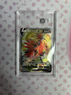 GALARIAN ZAPDOS V 2021 POKEMON SWORD & SHIELD CHILLING REIGN #173/198 Tag 9 - Image 1