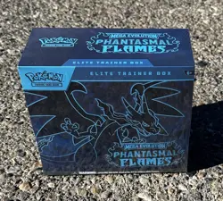 Pokemon Mega Evolution Phantasmal Flames Elite Trainer Box ETB (Factory Sealed) - Image 1