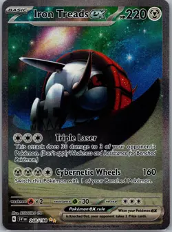 Pokemon TCG Iron Treads EX Scarlet & Violet #248/198 Special Illustration Rare - Image 1