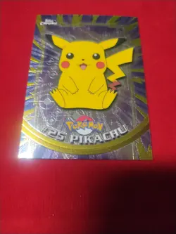 Pokemon TV Animation Topps Chrome Series 1 Pikachu #25 - Image 1