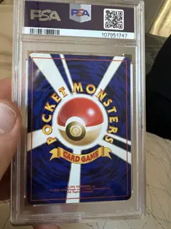 Pokemon Japanese Lt. Surges Fearow Holo 22 PSA 9 Mint Gym Heroes - Image 3