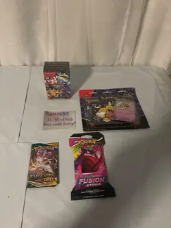 Pokemon TCG Paldean Fates Booster Bundle Sealed + Sticker+Evolving+ Fusion - Image 1
