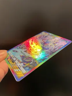 Fan Art Pokemon TCG Pocket Greninja EX Holo SIR | Mega Rising - Image 3