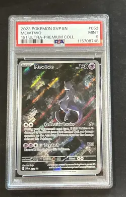Mewtwo 052 151 UPC Black Star Promo Holo PSA 9 🔥 Pokemon - Image 1