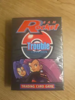Pokemon TCG 1999 | Team Rocket Theme Deck | WOTC | New and Sealed | Trouble - Image 1