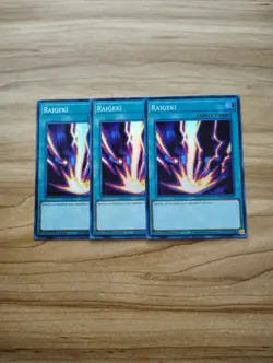Yu-Gi-Oh! - Raigeki 3X - Full Playset - Super Rare / Holo - Image 1