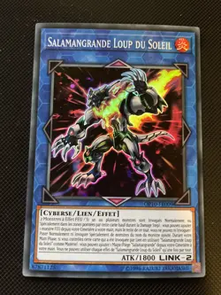 CARTE YU-GI-OH! SALANMANGRANDE LOUP DU SOLEIL OP10-FR009 NEUF/MINT - Image 1