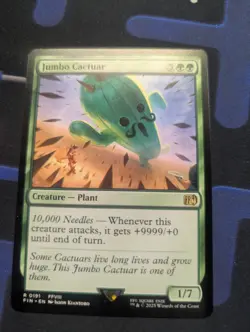 x1 Jumbo Cactuar FIN Final Fantasy MTG 191 M/NM 1x - Image 1