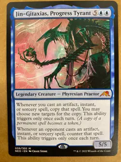 MTG 1x Jin-Gitaxias, Progress Tyrant # 59 Kamigawa: Neon Dynasty Magic the x1 NM - Image 1