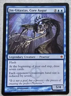 MTG Jin-Gitaxias, Core Augur-New Phyrexia NM-M - Image 1