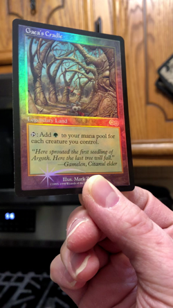 Mtg - Gaea's Cradle - Judge Foil - Urza's Saga - Made in real USPC Facility -EDH - Image 2