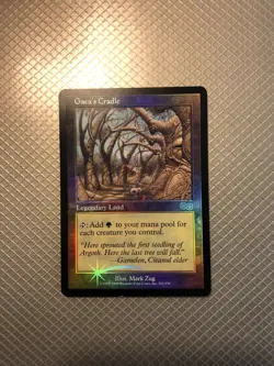 Mtg - Gaea's Cradle - Judge Foil - Urza's Saga - Made in real USPC Facility -EDH - Image 3
