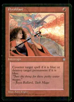 MTG Pyroblast LP Light Play Ice Age [5029] - Image 1