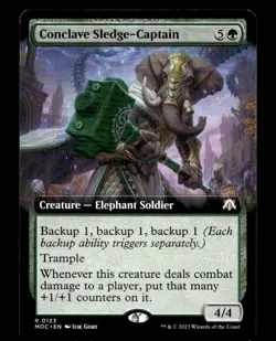 Conclave Sledge-Captain (Extended Art) 123 R Commander: March of the Machine - Image 1