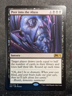 Peer into the Abyss - Core Set 2021 / M21 (MTG) - Image 1